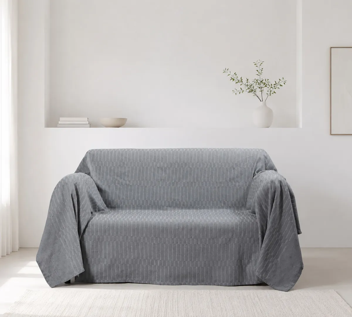 ΡΙΧΤΑΡΙΑ 25632 (180cm x 180cm) silver