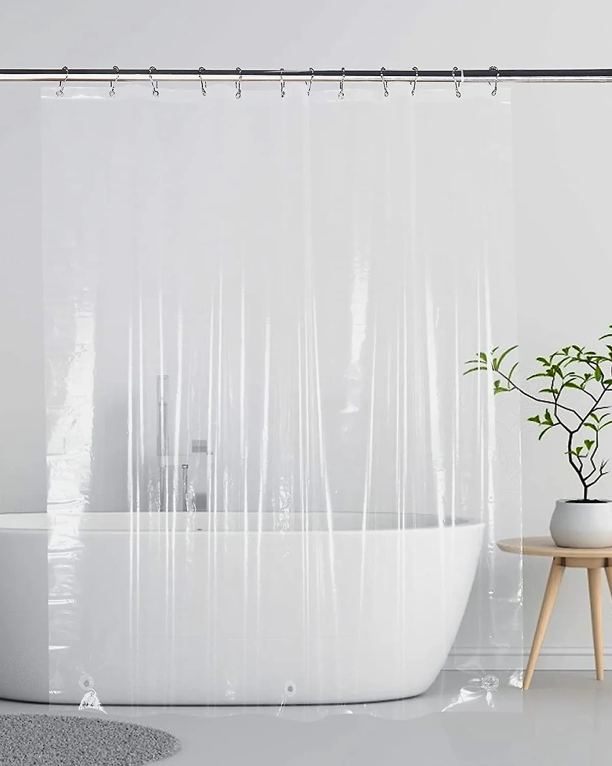 Κουρτίνα Μπάνιου Αδιάβροχη Διαφανή 