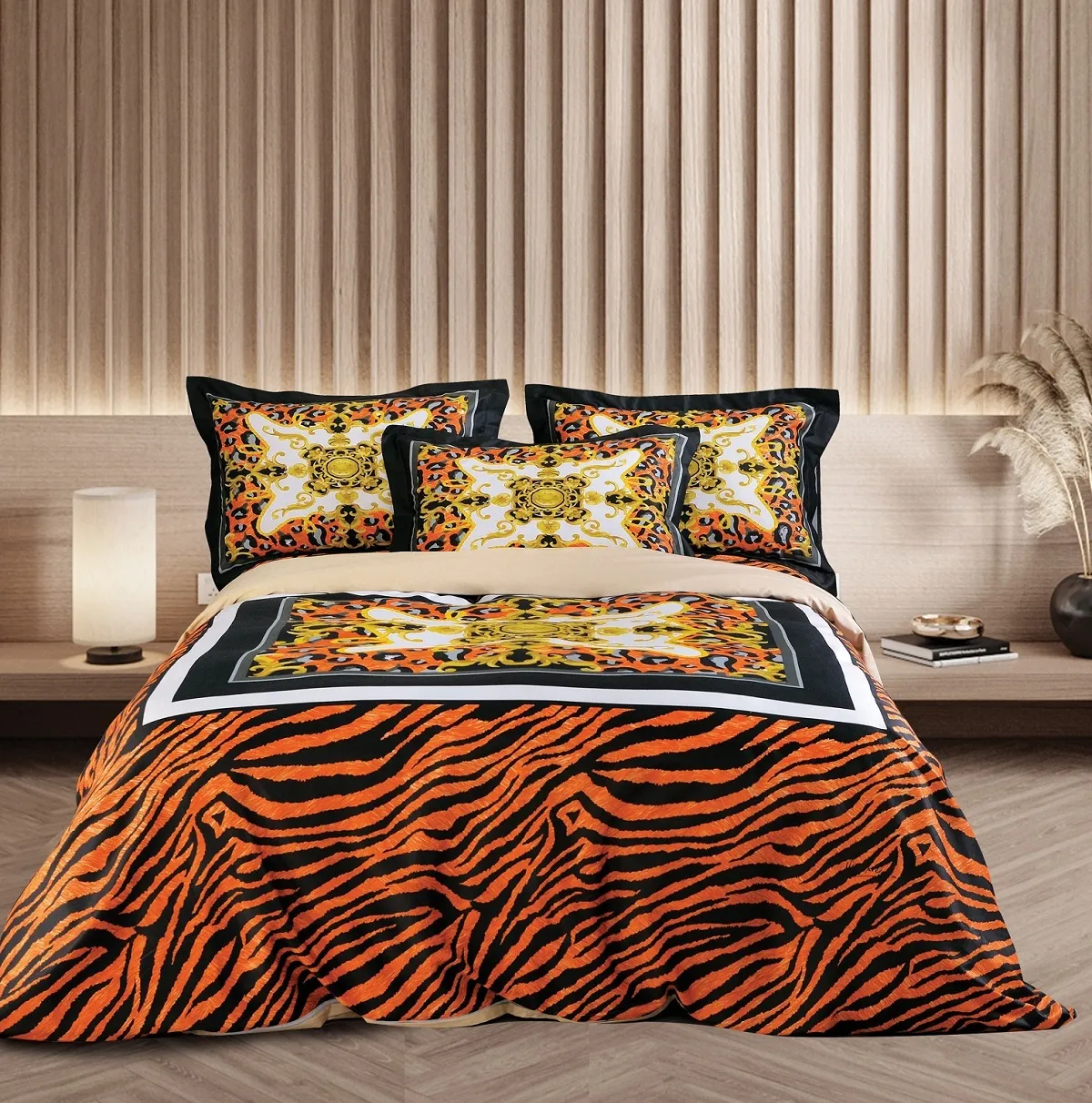 ASIA ΣΕΤ ΠΑΠΛΩΜΑ KING 240x260cm COTTON SATIN DIGITAL PRINT
