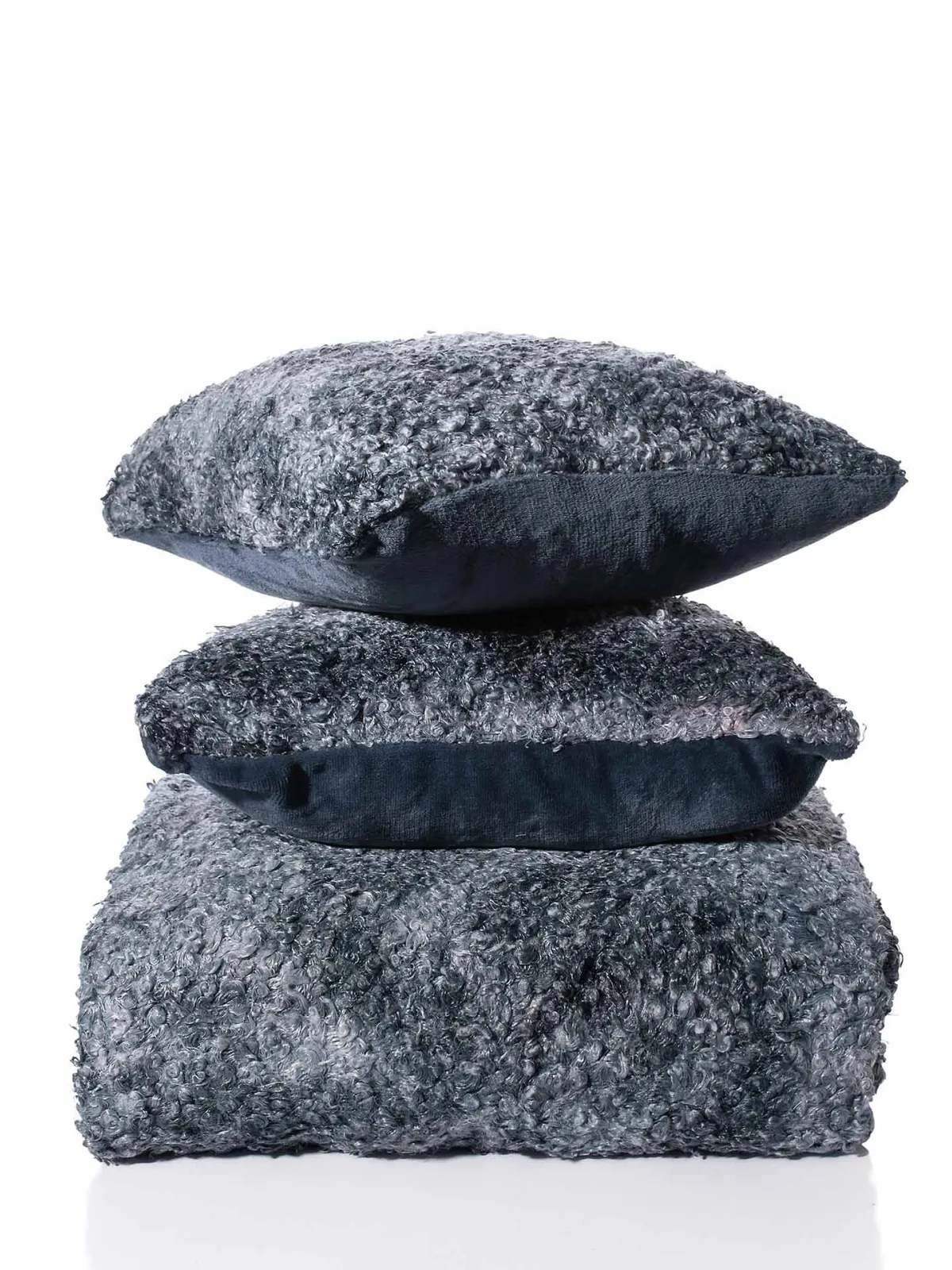 ΜΑΞΙΛΑΡΟΘΗΚΗ  astrakan (45cm x 45cm) γκρί