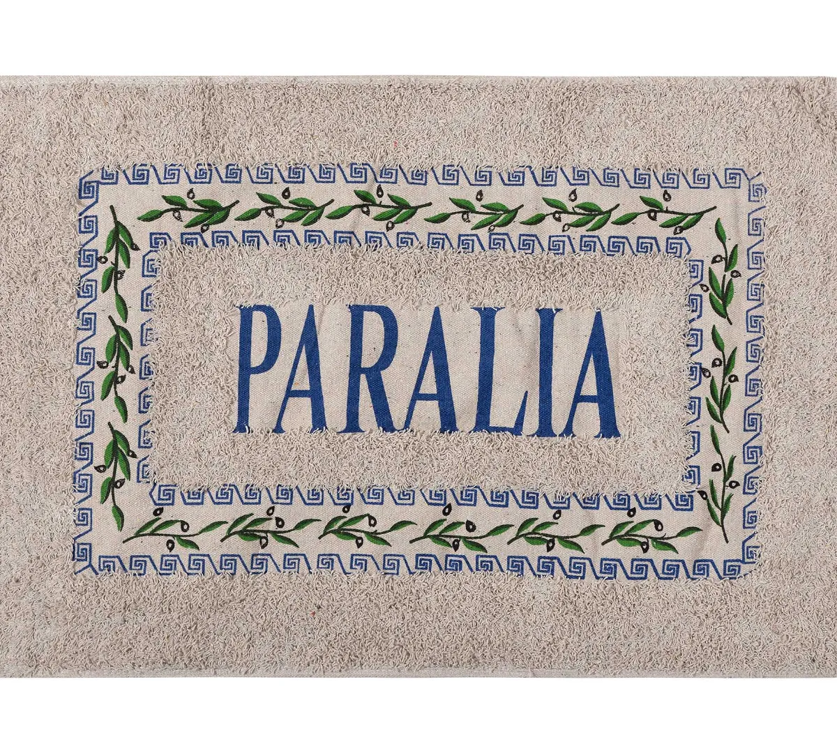 Πατάκι ελιά PARALIA (40cm x 60cm) μπλέ
