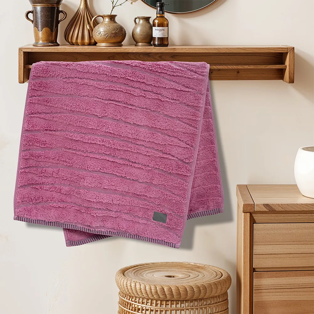 LINO Πετσέτα Προσώπου (50x100) Loomline Κοραλί