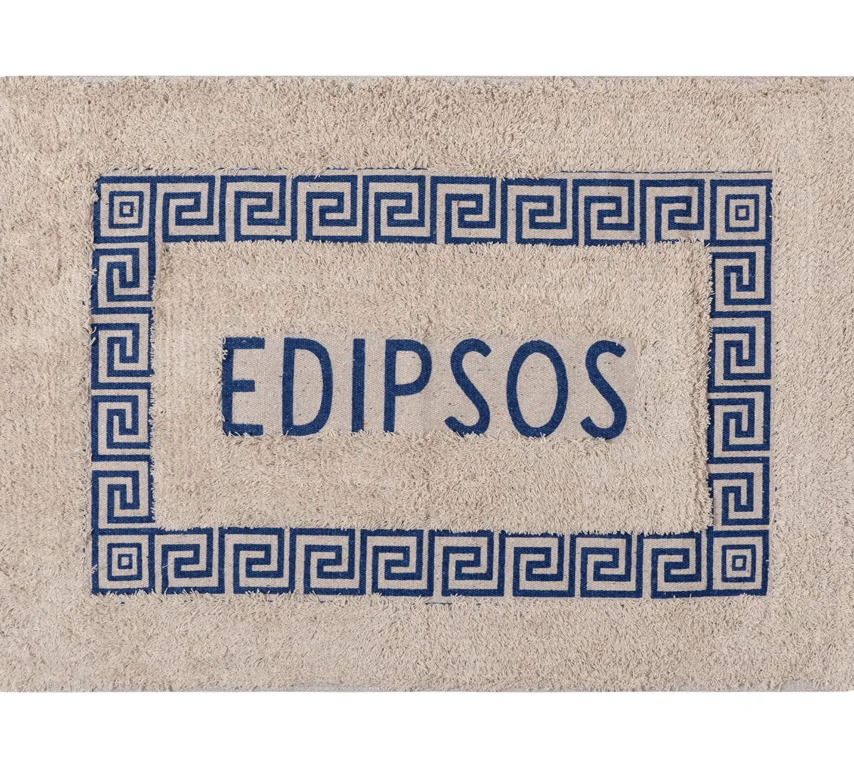 Πατάκι μαίανδρος Αιδηψός (40cm x 60cm) μπλέ