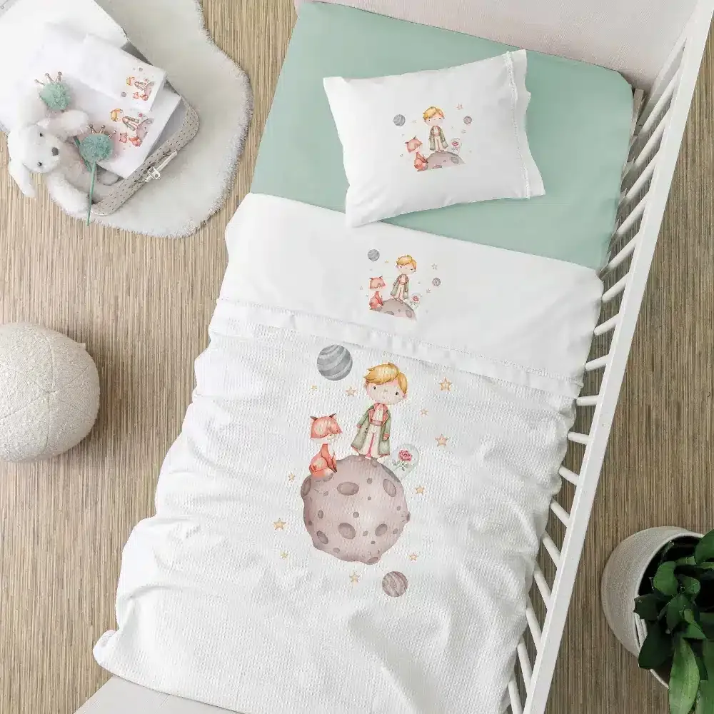 Σεντόνια Κούνιας Σετ Little Prince