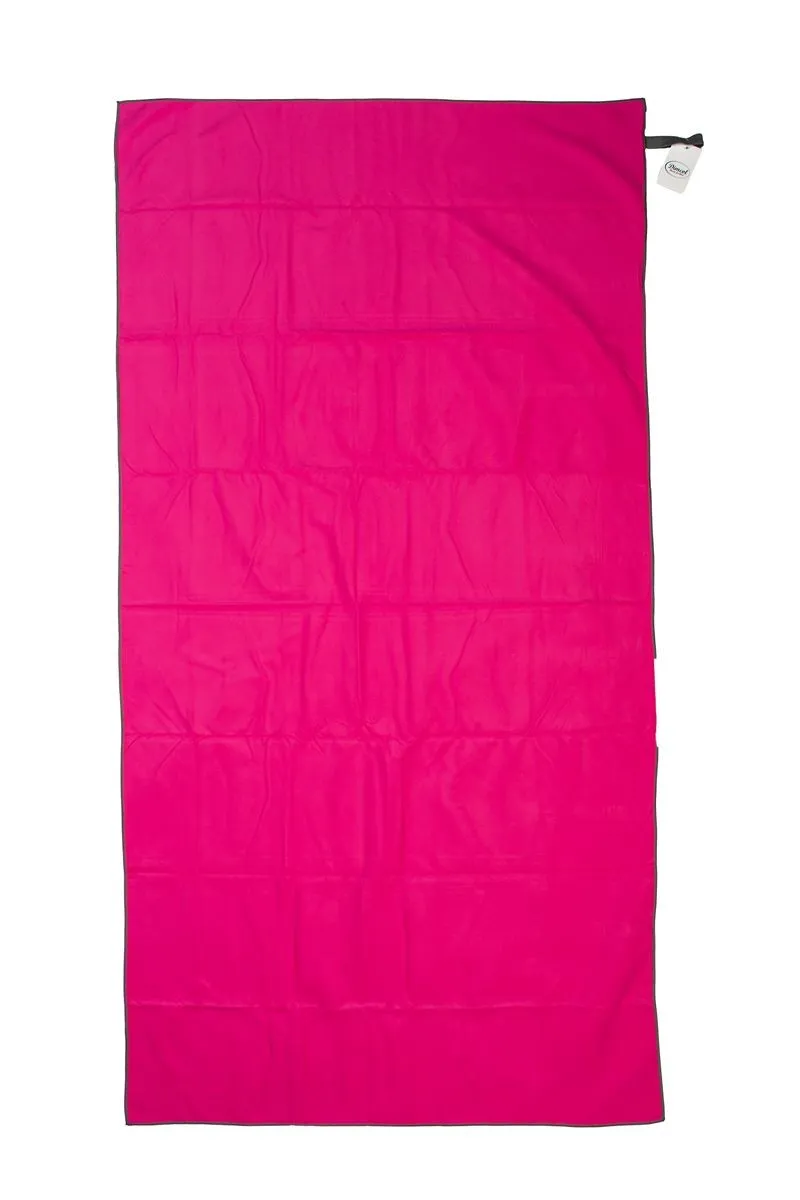 Πετσέτα Θαλάσσης Quick Dry 80x160 Fuchsia-Dark Grey 90/10 Polyester/Polyamide