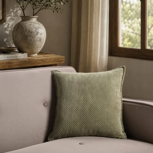 Μαξιλαροθήκη Αδιάβροχη Pearl 15 Sage Green - 45x45cm