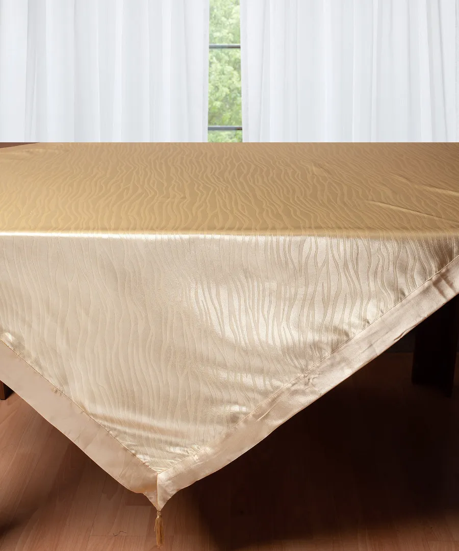 Σατέν τραπεζομάντηλο 2009 (160cm x 260cm) χρυσό