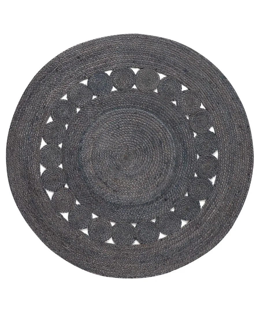 Χαλί γιούτα 1770 (200cm) dark grey