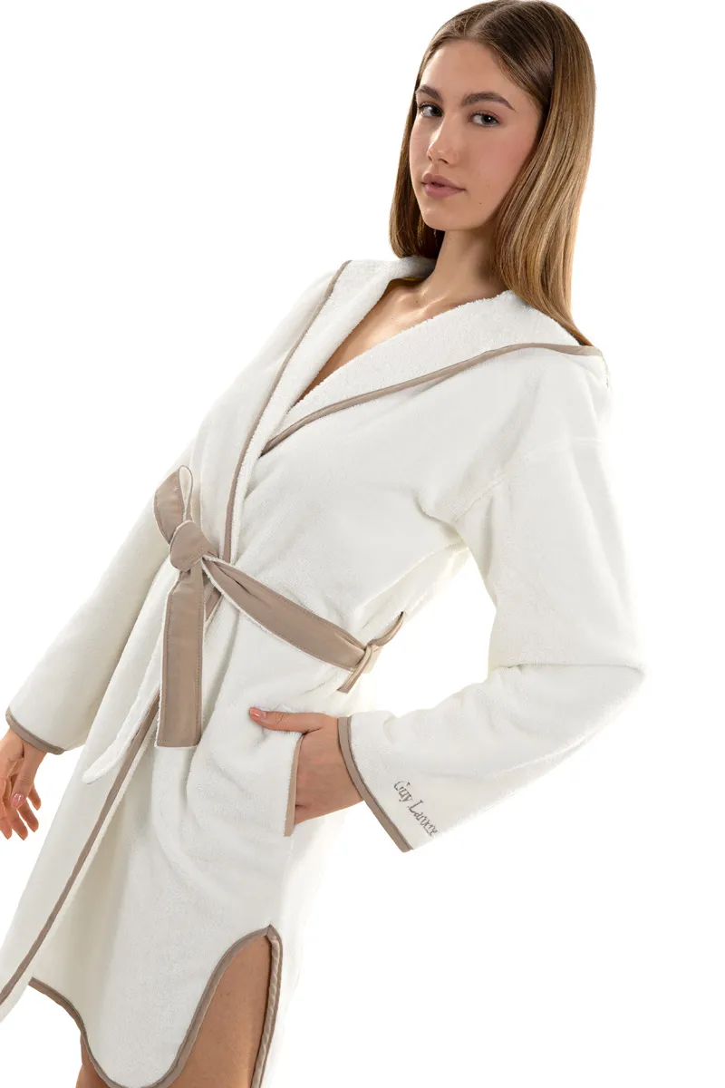 Μπουρνούζι New Comfy Sand (Με Κουκούλα)