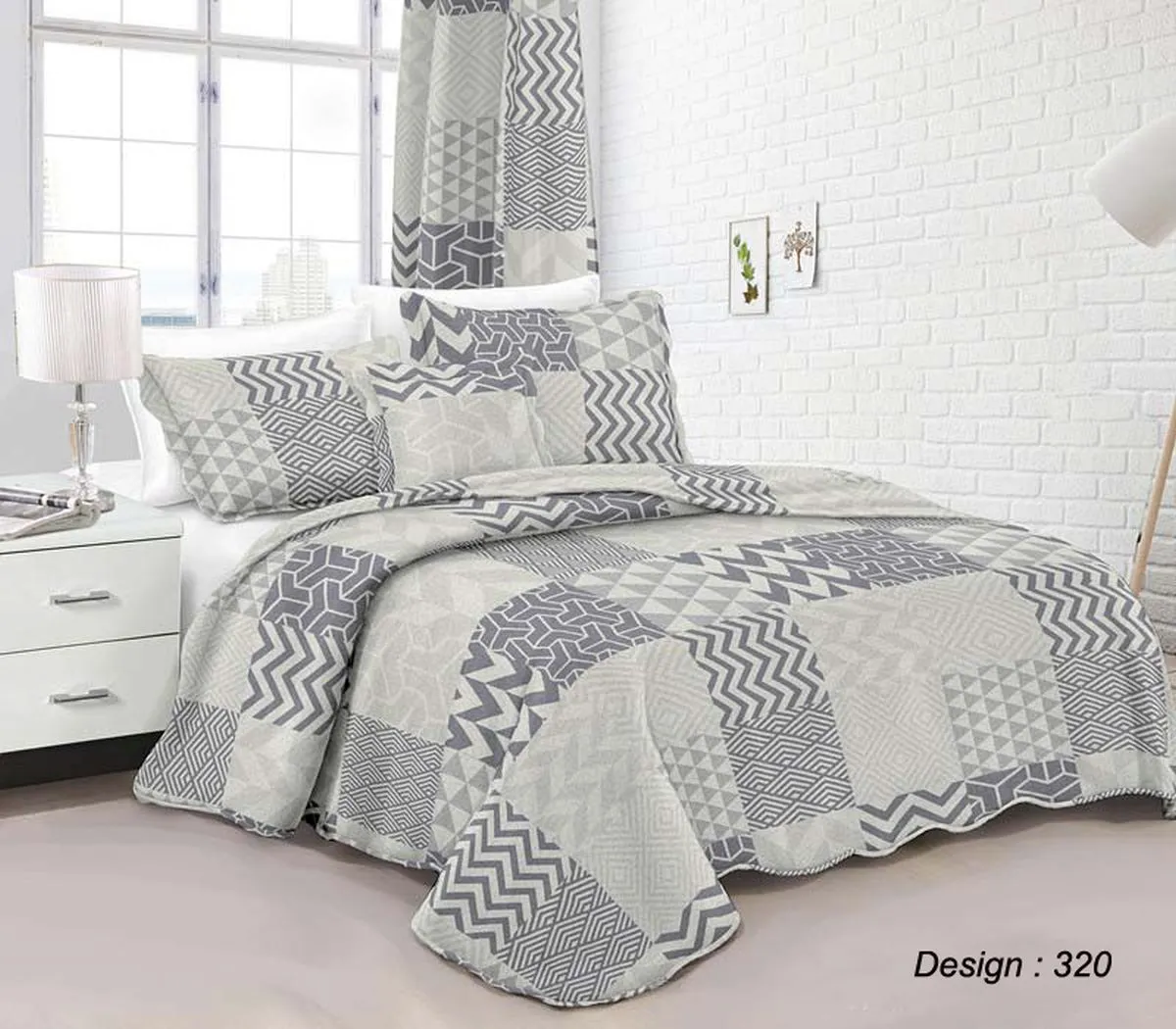 ΚΟΥΒΕΡΛΙ ΣΕΤ 2 τεμ ΕΜΠΡΙΜΕ 320 160X220 Micro Polyester