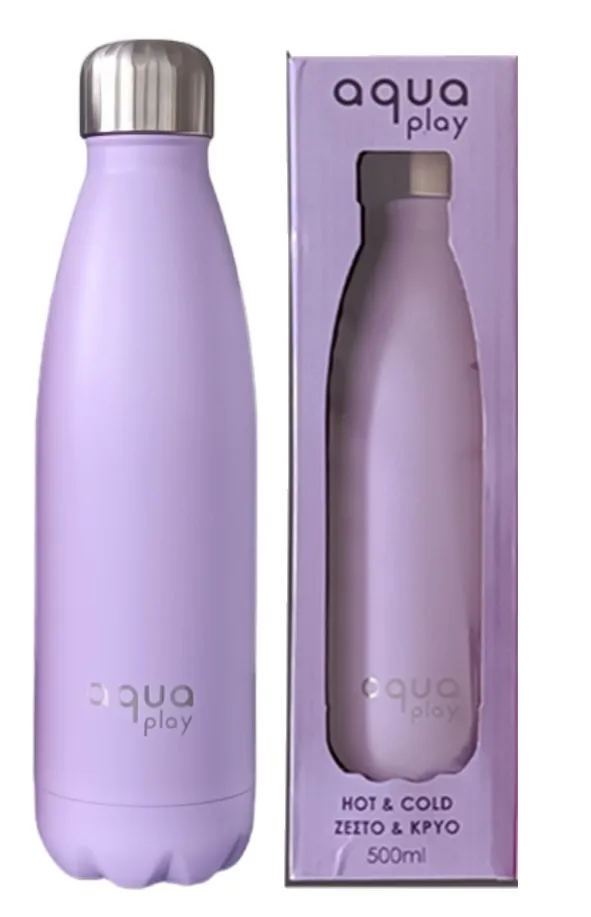 Μπουκάλι Θερμός 500 ml AquaPlay Λιλά