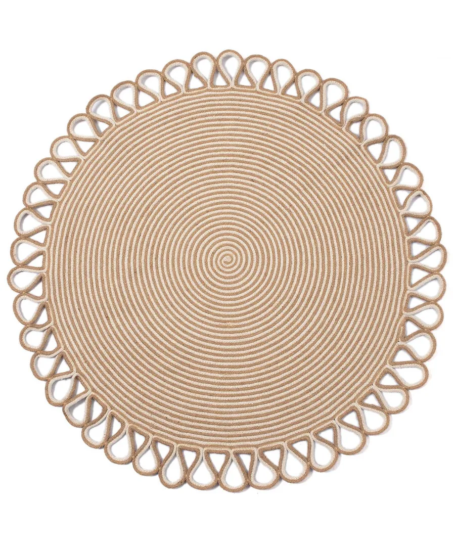 Χαλί γιούτα 1911 (120cm) beige