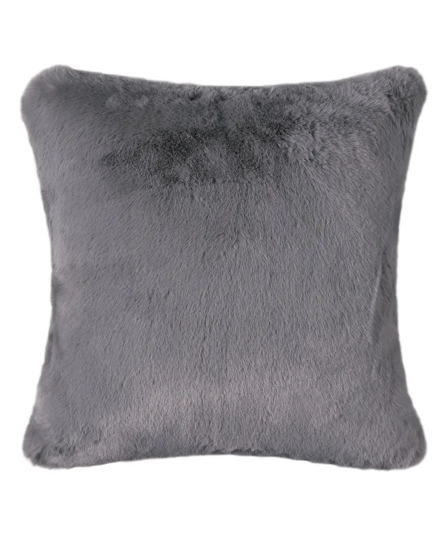 ΜΑΞΙΛΑΡΟΘΗΚΗ RABBIT FUR (45cm x 45cm) DARK GREY