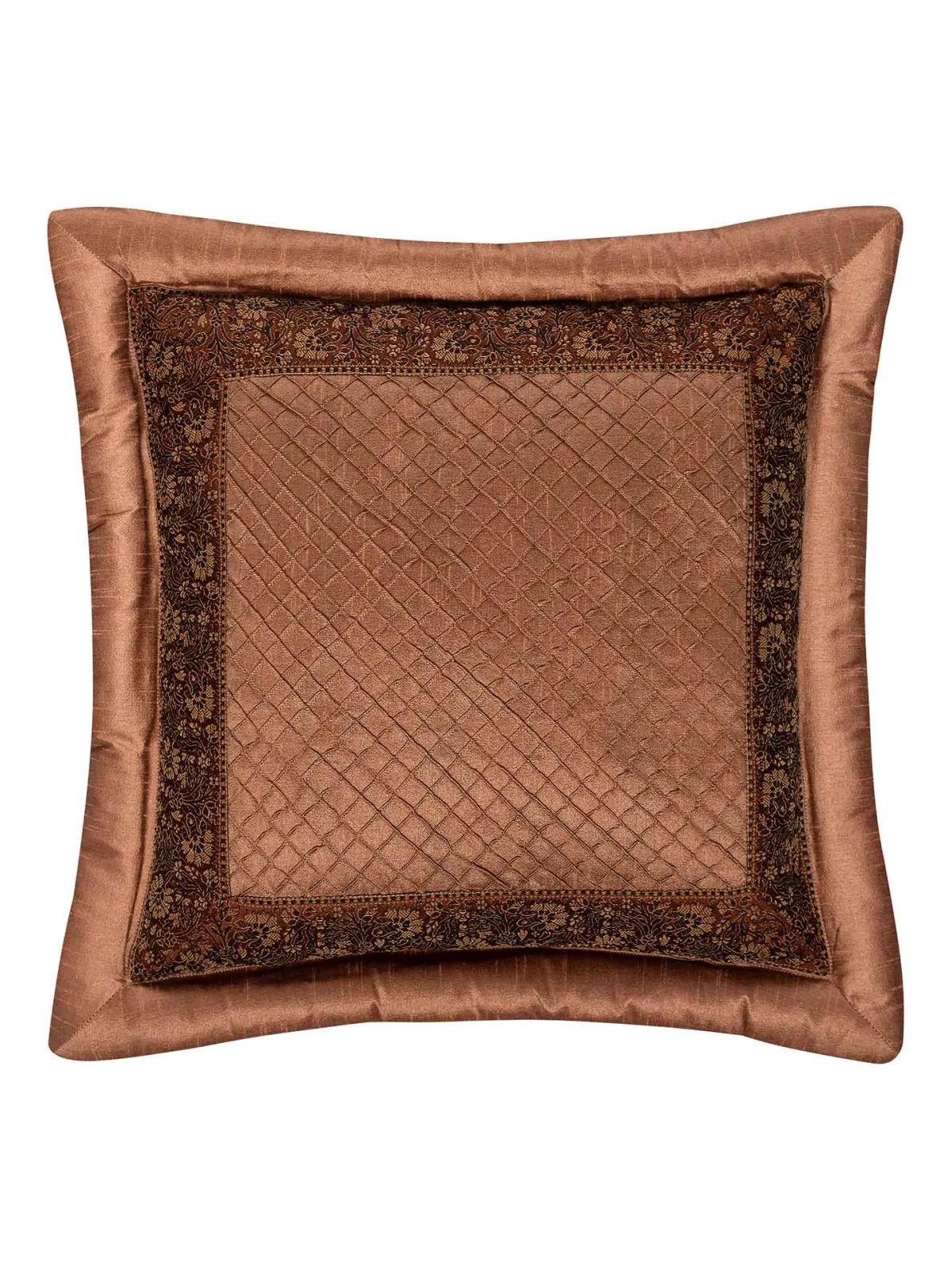 ΜΑΞΙΛΑΡΟΘΗΚΗ (45cm x 45cm)  μπουρλέ καφέ