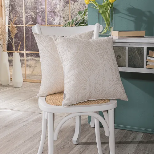 Μαξιλαροθήκη Izola 01 - 65x65cm δαπέδου με γέμιση 