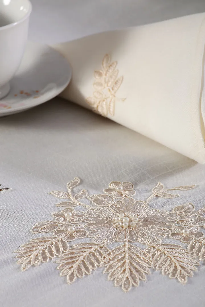 τραπεζομάντηλα ( 160cm x 300cm) 4006 ivory