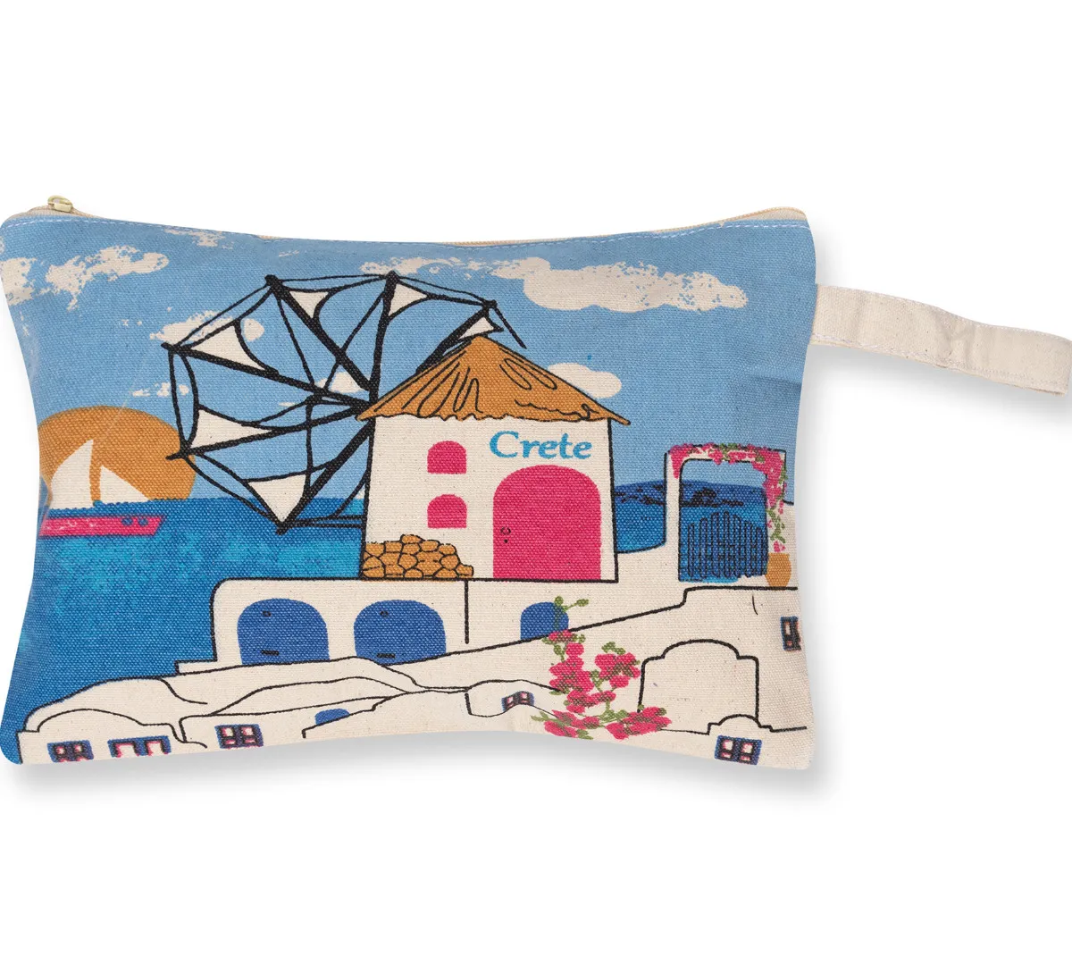 Πορτοφόλι καραβόπανο (20cm x 13cm) canvas 27 creta