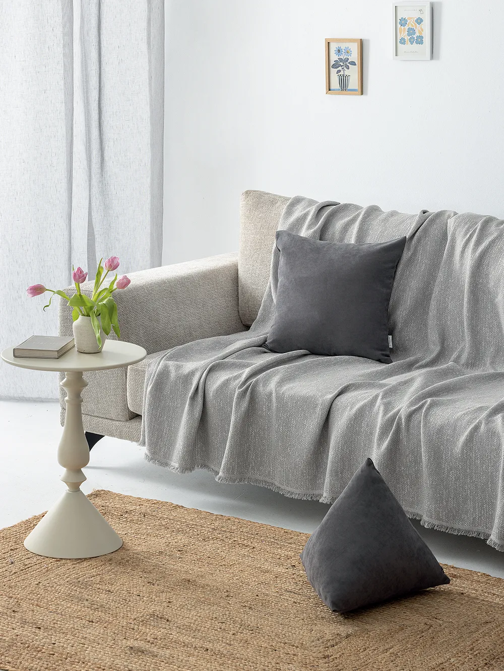 Ριχτάρι Διθέσιου Καναπέ VENO GREY