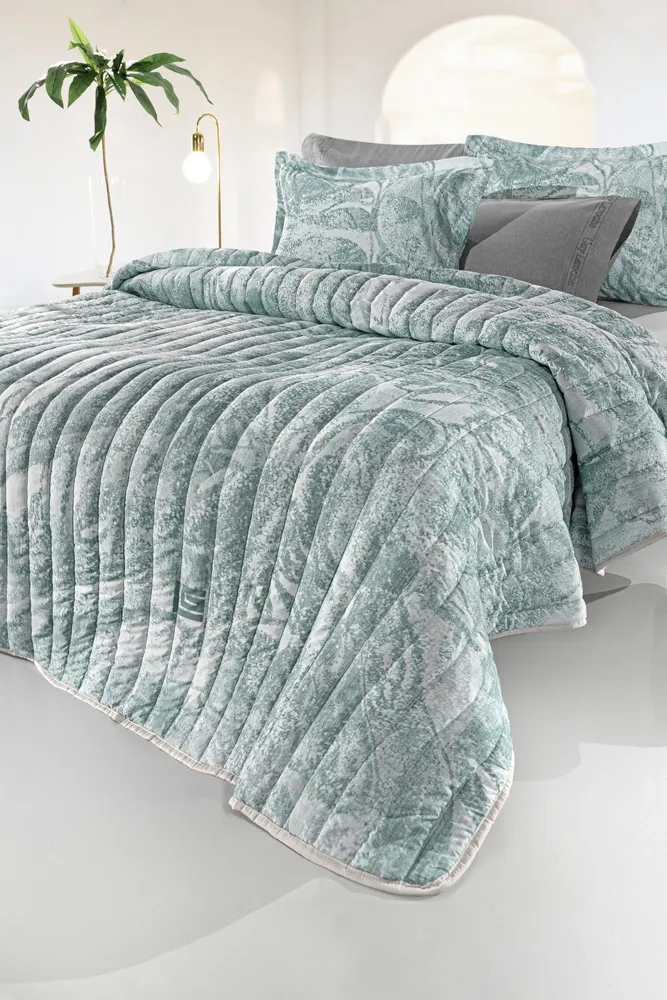 Παπλωματοθήκη Drama Mint Suede 