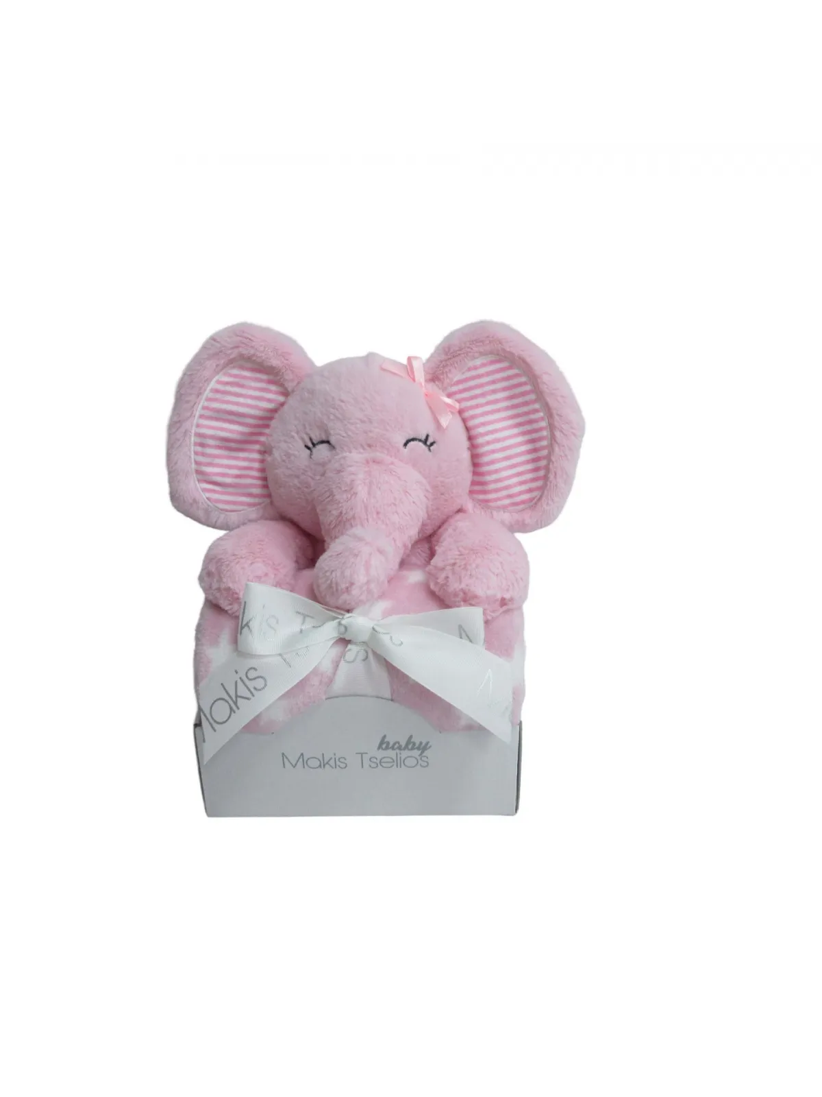 ELEPHANT PINK ΔΙΑΚΟΣΜΗΤΙΚΟ ΚΟΥΚΛΑΚΙ ΜΕ ΚΟΥΒΕΡΤΑ 