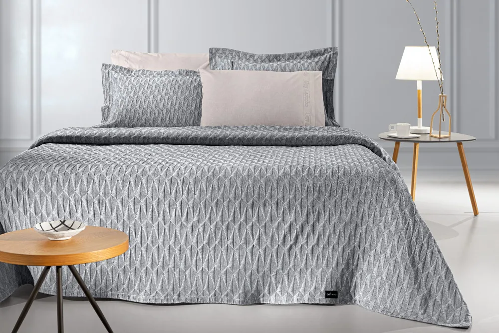 Κουβέρτα Medici Anthracite 