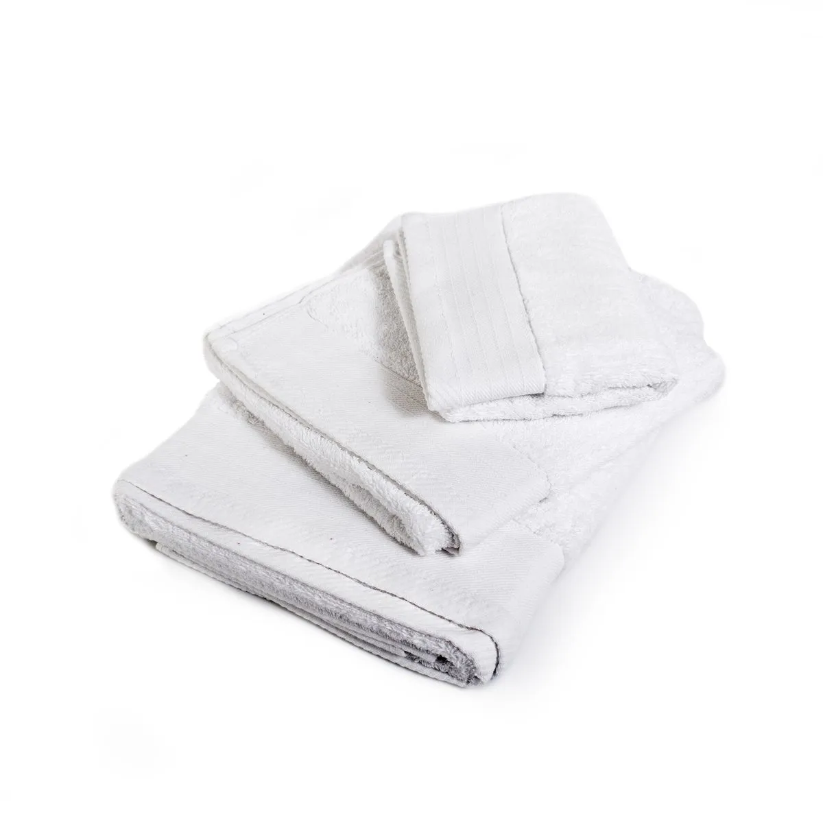 Πετσέτα Πενιέ 500 gr/m² Σετ 3 τεμ 40X60,50X100,80X150 ΛΕΥΚΟ Cotton 100%