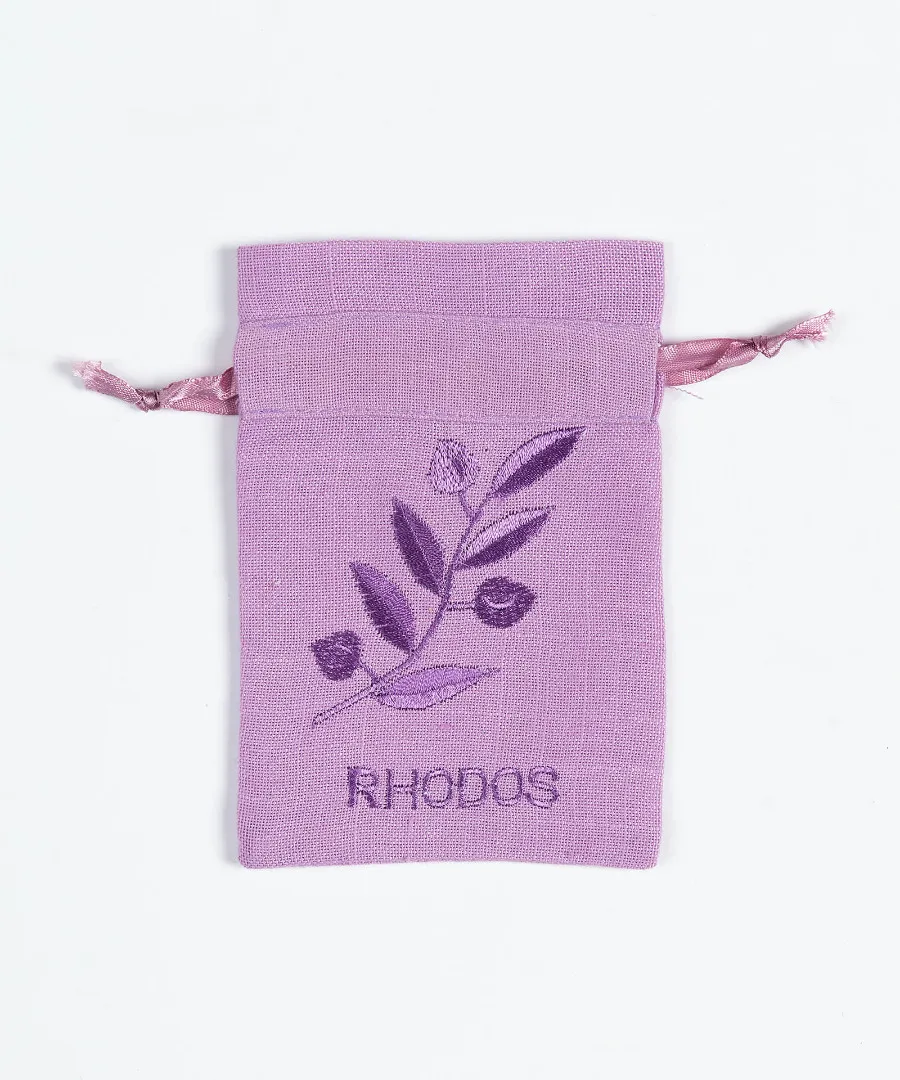 Σαπουνοθήκη (10τμχ)  ΡΟΔΟΣ  (9cm x 14cm) λιλά