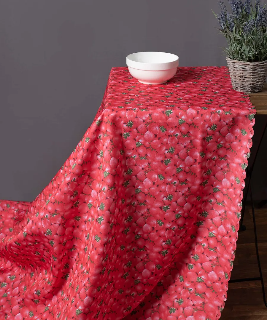 Αλέκιαστο τραπεζομάντηλο 419 (170cm x 220cm) κόκκινο