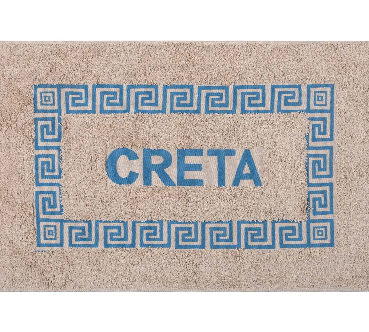Πατάκι μαίανδρος Κρήτη (40cm x 60cm) σιέλ