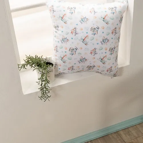 Μαξιλαροθήκη Oliver - 65x65cm δαπέδου με γέμιση 