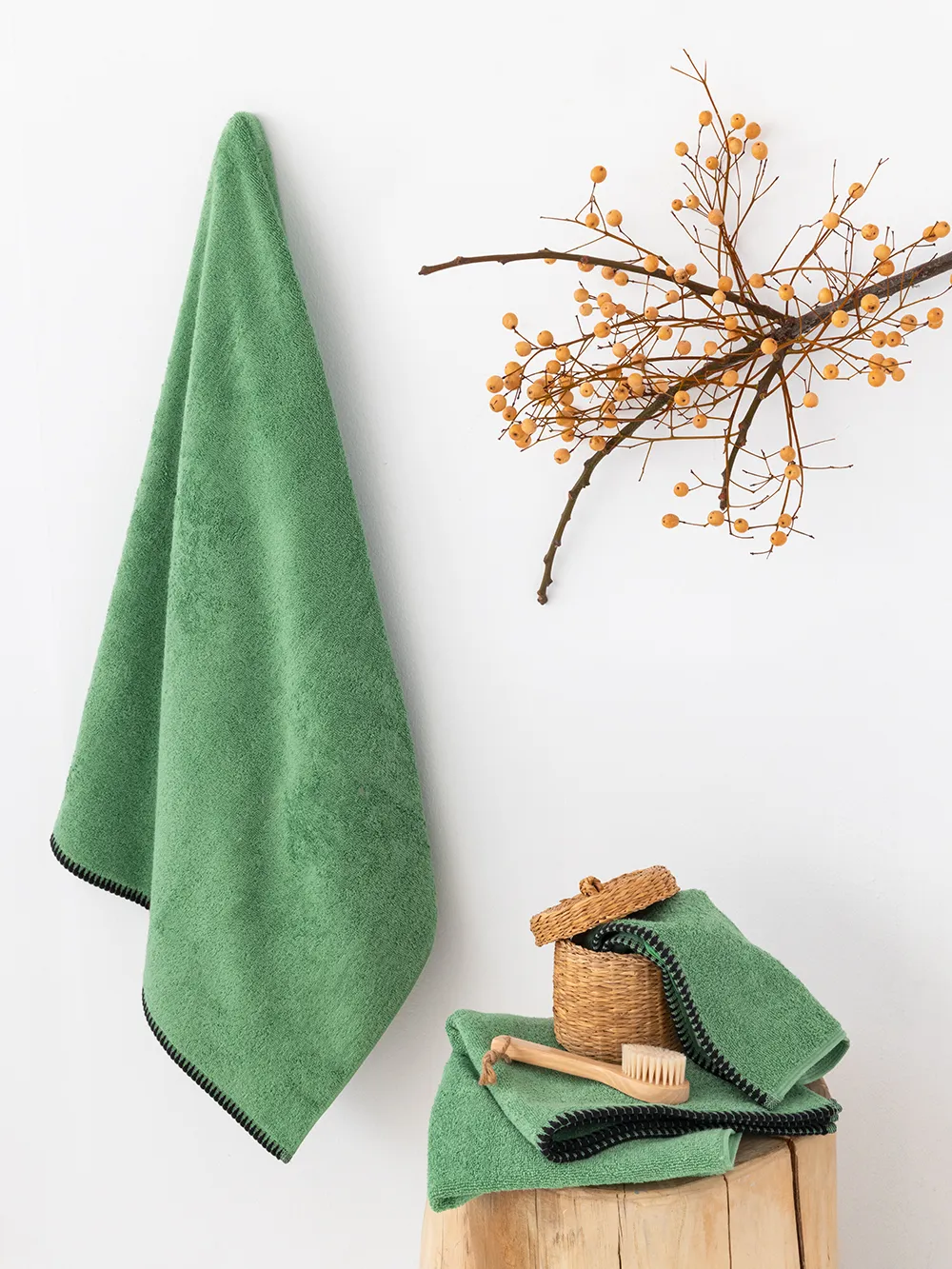 Σετ Πετσετες Towels Collection BROOKLYN GREEN