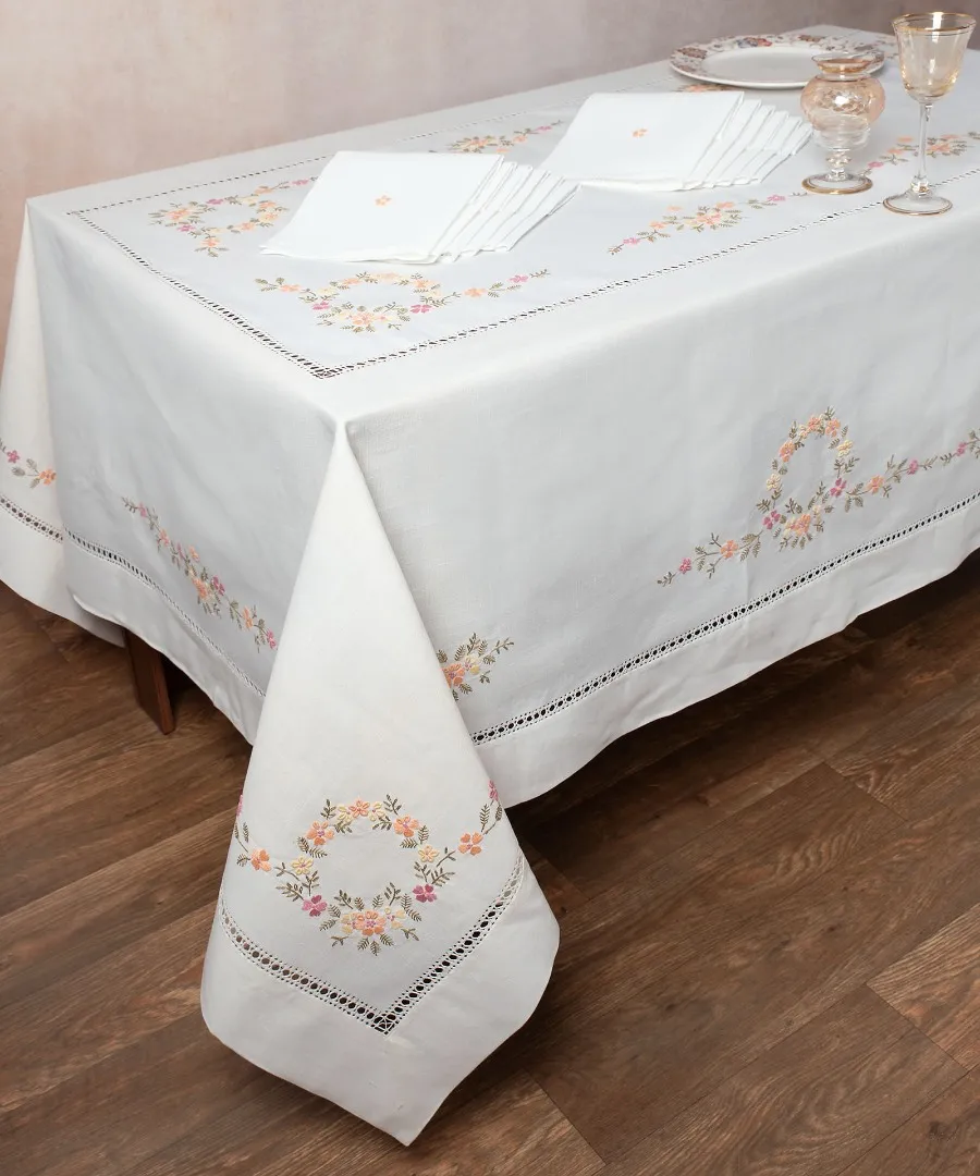 Χειροποίητο Τραπεζομάντηλο 7421 (170cm x 350cm) Ivory