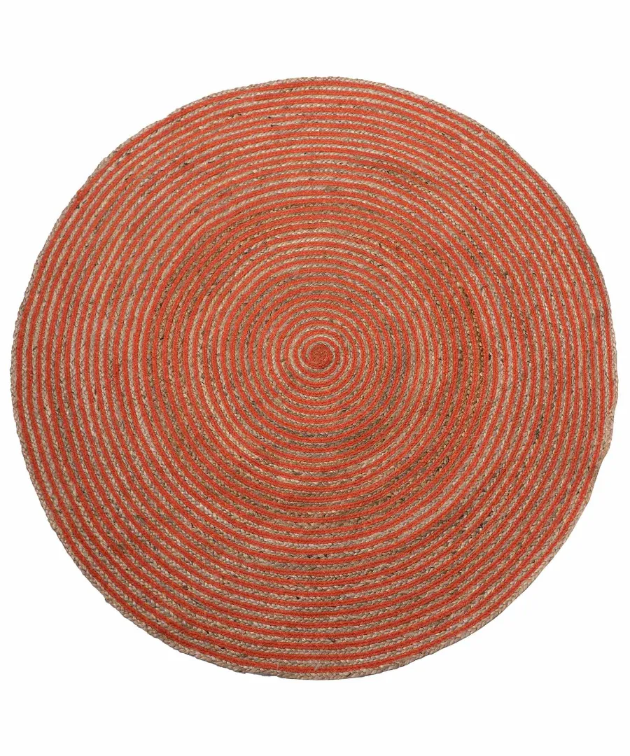 Χαλί γιούτα 1723 (150cm) teracotta