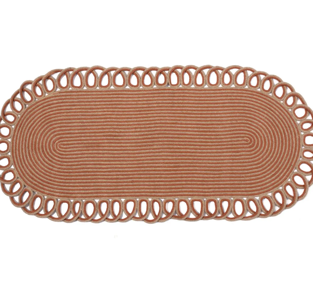 Χαλί γιούτα 1911 (70cm x 160cm) rust