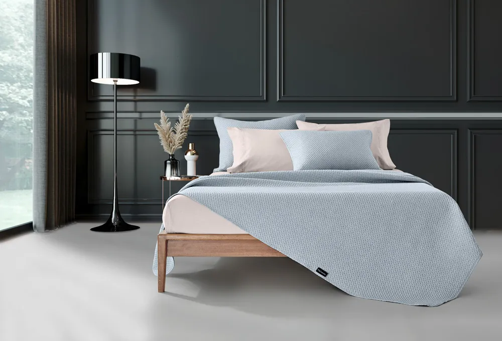 Σετ 2τμχ Κουβερλί Idol Blue 