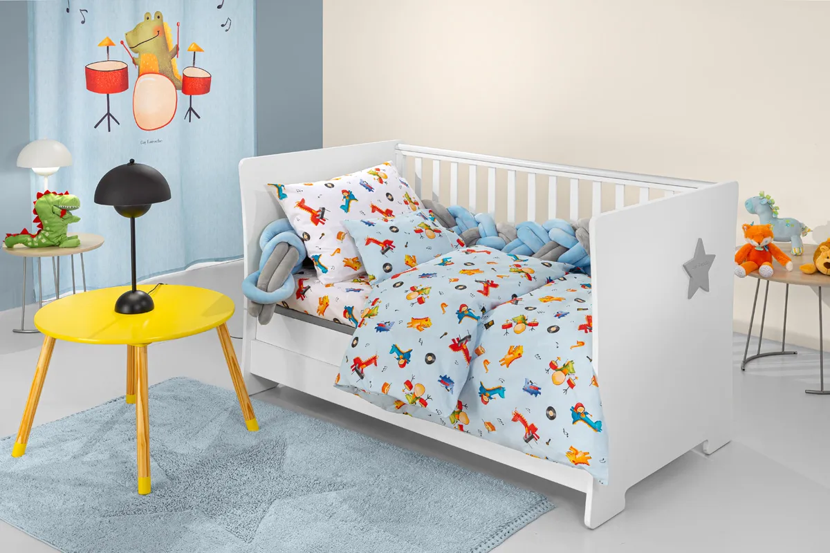 Σετ 3τμχ Βρεφικά Σεντόνια Band Sky