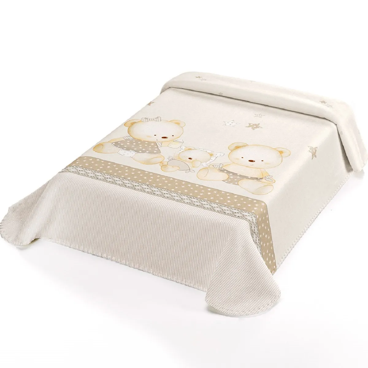 ΚΟΥΒΕΡΤΑ ΙΣΠΑΝΙΑΣ ΑΓΚΑΛΙΑΣ 80X110 BELPLA STER 663 BEIGE