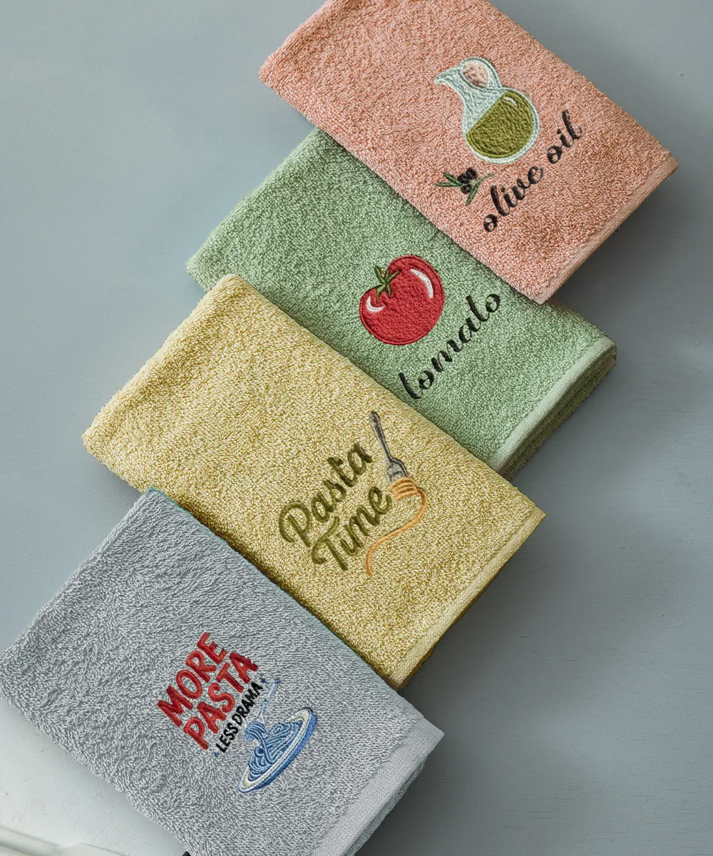 Σετ 4 Πετσέτες Κουζίνας Kitchen Towels 40x70 KT300