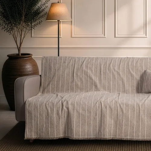 Ριχτάρι Macon 03 Light Brown - Τετραθέσιο 180x350cm