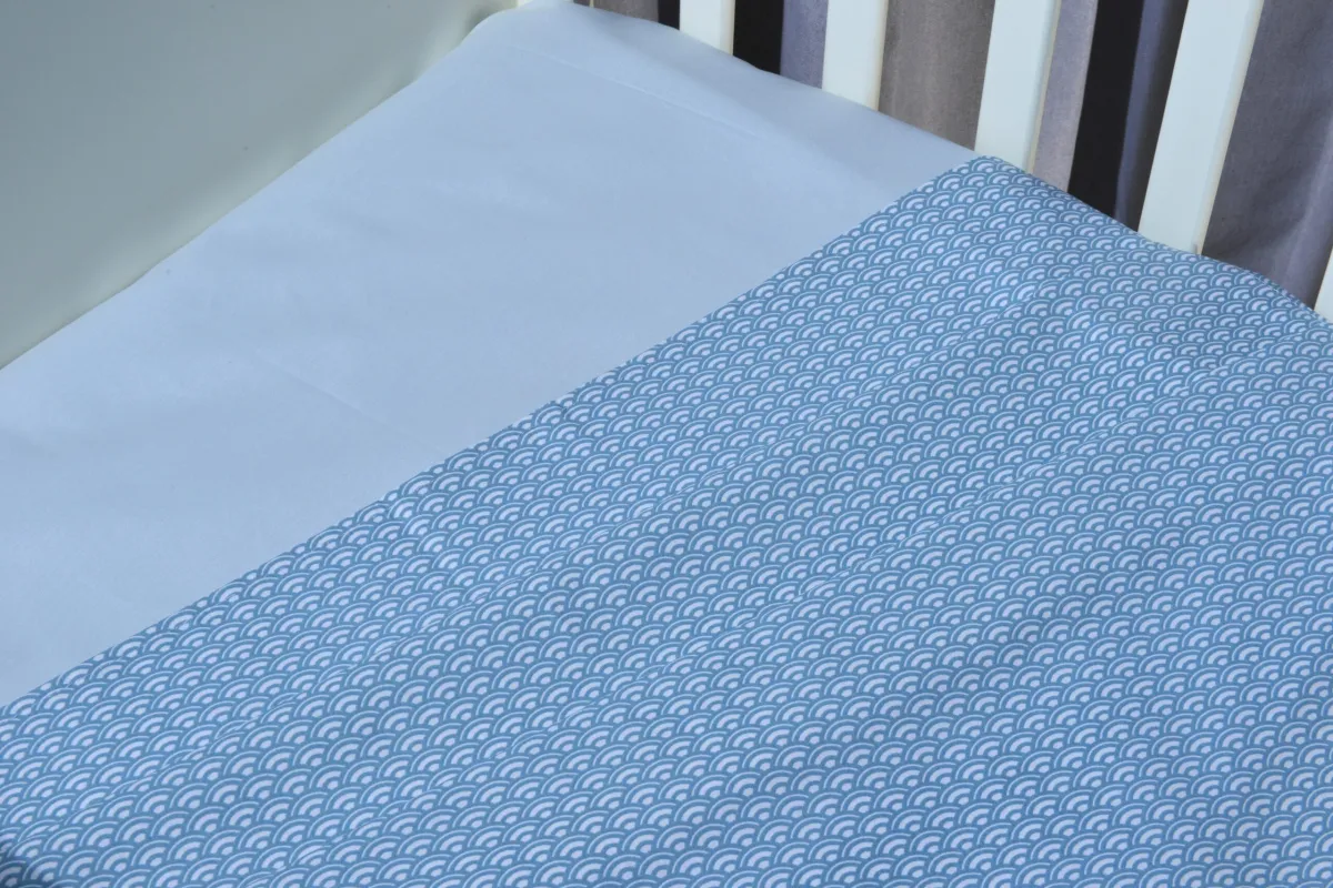 Σετ 2 Σεντόνια Λίκνου 75x110cm 100% Βαμβάκι Des. 146 Oliver Baby