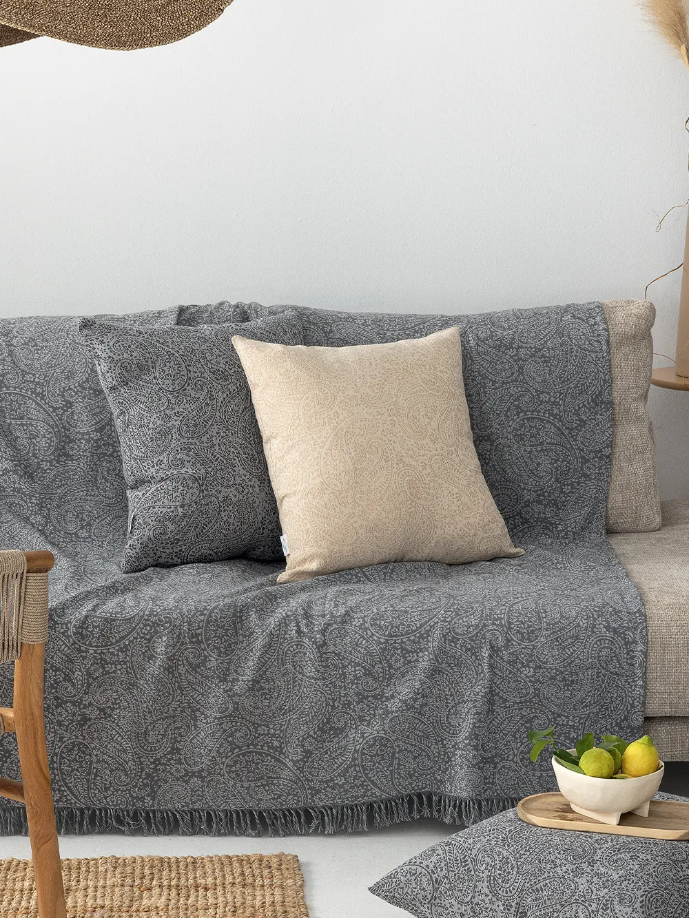 Διακοσμητικη Μαξιλαροθηκη 55x55 SENA BEIGE