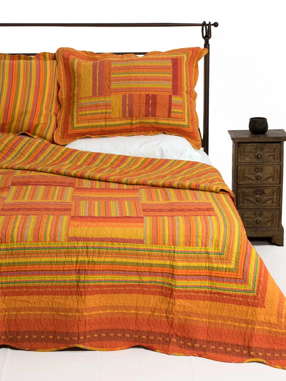 ΚΟΥΒΕΡΛΙ  σετ (220cm x 240cm + 2 x 50cm x 70cm) 8014