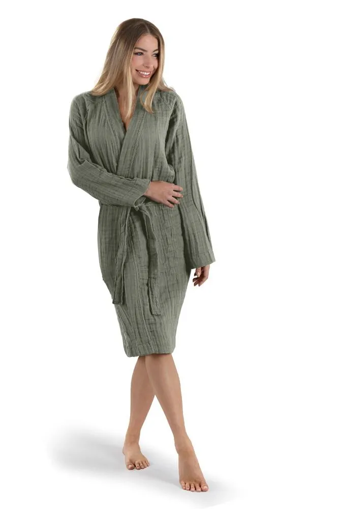 Μπουρνούζι Supreme Khaki + Πουγκί Καλλυντικών