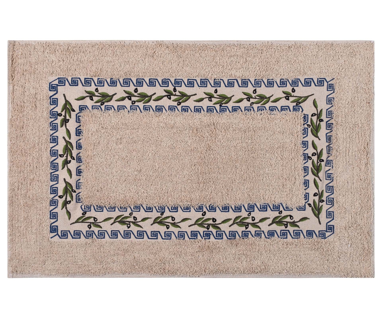 Πατάκι ελιά σκέτο (50cm x 80cm) μπλέ