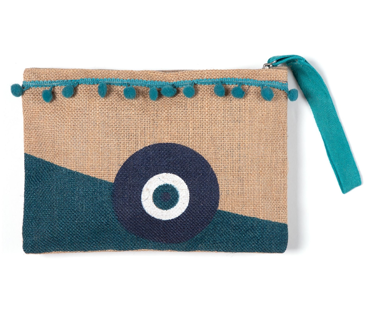 Πορτοφόλι γιούτα (19cm x 25cm) 4