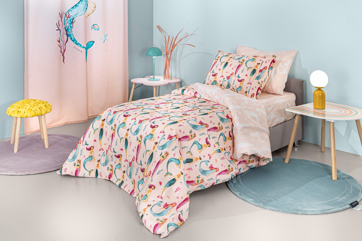 Σετ 3τμχ Παιδικά Σεντόνια Merida Salmon