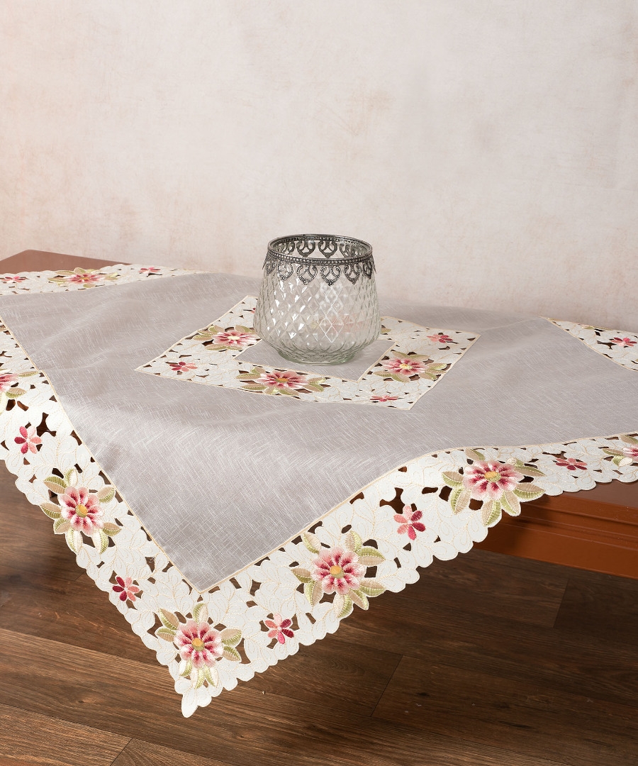Σατέν κοφτό τραπεζοκαρέ (135cm x 135cm) 8205 not full