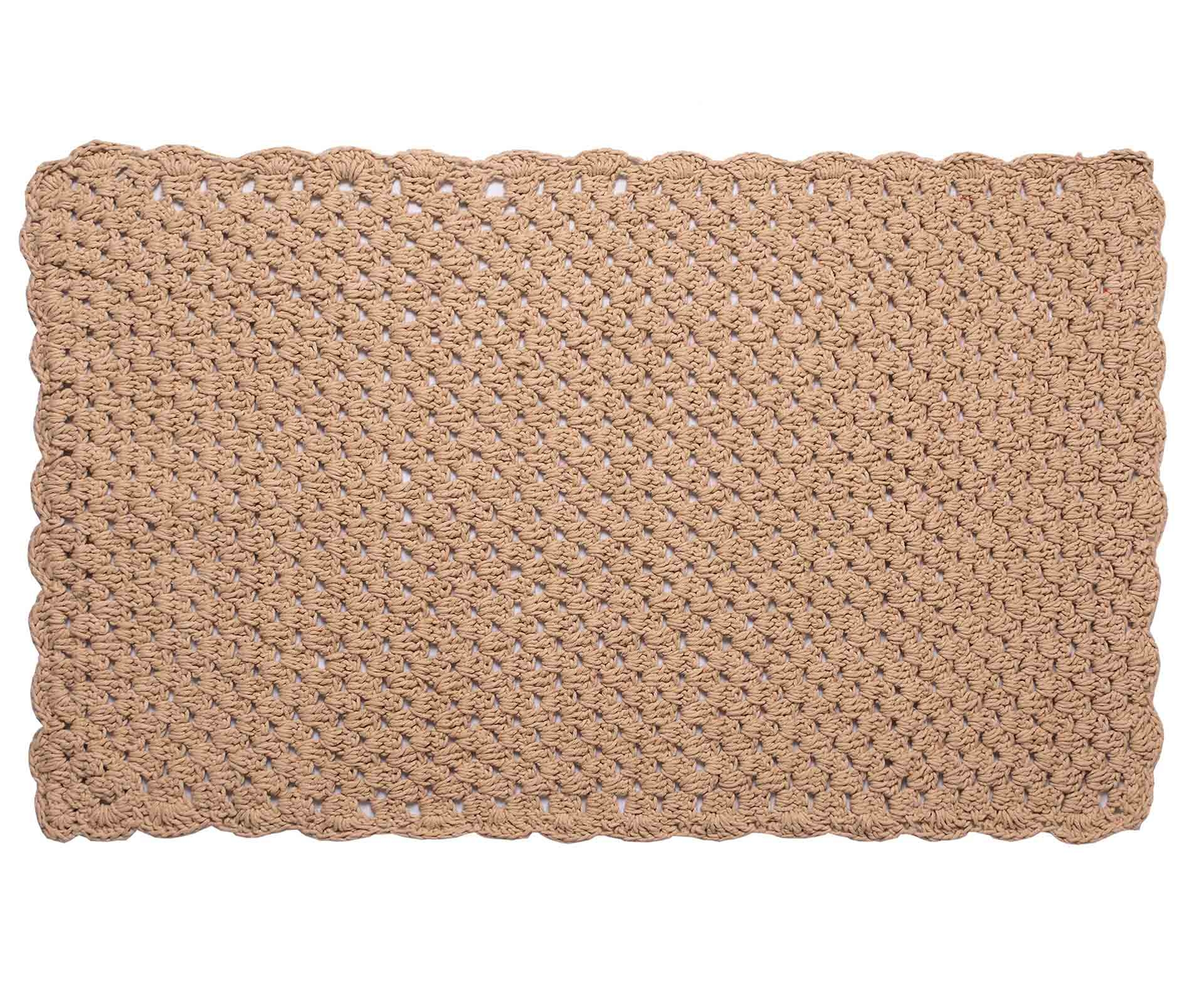 ΠΑΤΑΚΙΑ πλεκτό (60cm x 100cm) μπέζ