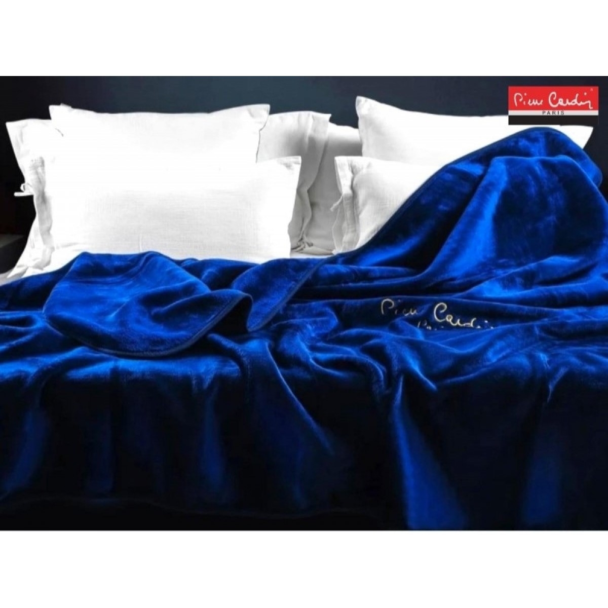ΚΟΥΒΕΡΤΑ ΥΠΕΡΔΙΠΛΗ 220X240 PIERRE CARDIN NANCY 545 NAVY(9)