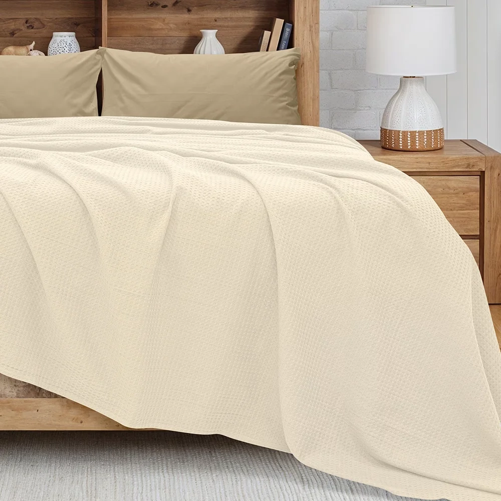 Κουβέρτα King Size (240×260) Πικέ Cocoon Εκρού